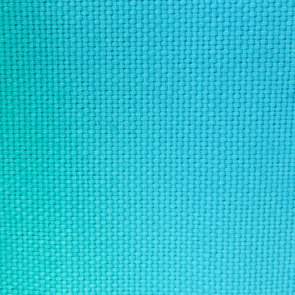 Tissu 100% coton uni bleu turquoise tissé teint réversible épais et résistant pour le recouvrement de canapé, fauteuil, pouf, assise de chaise, la confection de rideaux, coussin, accessoires de décoration et de mode (sac, pochette...), le loisir créatif