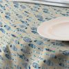 Nappe en tissu polycoton enduit imprimé poisson