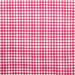 Tissu coton polyester tissé teint réversible Vichy rose pour la confection de rideaux, coussins, nappes, jetés de canapé, housses de couette, taies d'oreiller, dessus de lit, galettes de chaise, accessoires de décoration et de mode