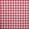 Tissu polycoton enduit carreaux rouge pour la confection de nappe, coussin, galette de chaise, set de table, sac, pochette, sac de plage, sac à linge, sac à tarte, rideaux sous évier, loisir créatif