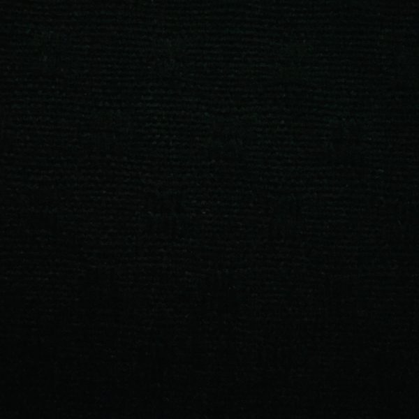 Tissu enduit damassé coton et polyester uni noir pour la confection de rideaux, coussins, nappes, jetés de canapé, housses de couette, taies d'oreiller, dessus de lit, galettes de chaise, accessoires de décoration et de mode