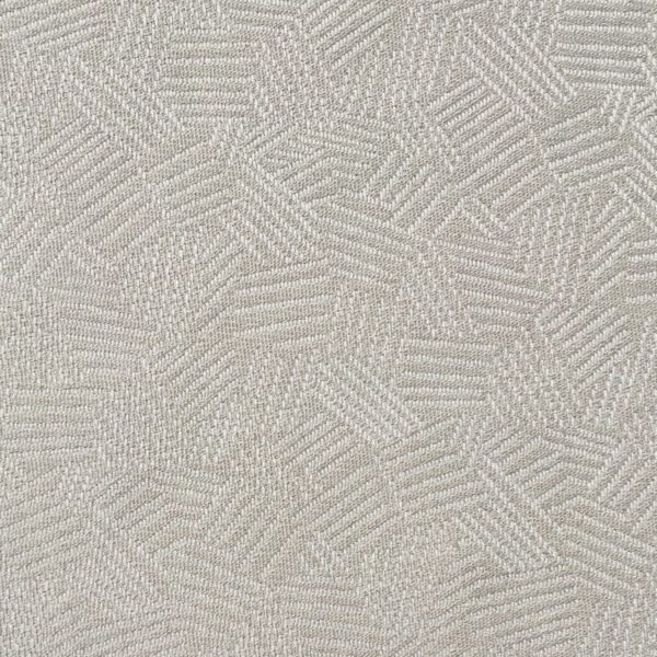Tissu tapissier jacquard à motif géométrique beige et écru pour le recouvrement de siège, canapé, fauteuil, coussin, la confection de rideaux, dessus de lit, tête de lit, accessoires de décoration et de mode (sac)