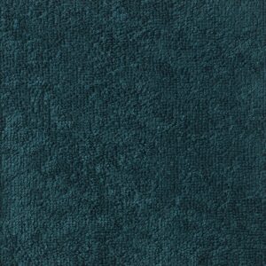 Tissu micro-éponge bambou bleu paon pour la confection d'articles de puériculture, de linge de maison, d'articles d'hygiène féminine