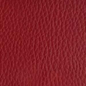 Tissu simili cuir skaï uni rouge résistant pour le recouvrement de canapé, siège, fauteuil, coussin, tête de lit et pour la création de sac, pochette, accessoires de mode et de décoration